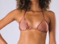 Załaduj i odtwarzaj film w przeglądarce Gallery, Video: Rio De Sol Figi Bikini Bottom Shimmer-Copper Frufru-Fio