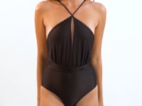 Załaduj i odtwarzaj film w przeglądarce Gallery, Video: Rio De Sol Kostium Jednoczęściowy Shimmer-Coffee New Vegas