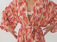 Załaduj i odtwarzaj film w przeglądarce Gallery, Video: Rio De Sol Narzutka Plażowa Mirage Kaftan Bel