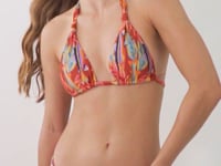 Załaduj i odtwarzaj film w przeglądarce Gallery, Video: Rio De Sol Top Bikini Top Sea-Bloom Mel