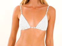 Załaduj i odtwarzaj film w przeglądarce Gallery, Video: Rio De Sol Top Bikini Top Linea-White Lia