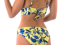Załaduj i odtwarzaj film w przeglądarce Gallery, Video: Rio De Sol Figi Bikini Bottom Lemon Flower Cos Comfort