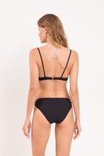 Załaduj obraz do przeglądarki galerii, Model Back: Rio De Sol Figi Bikini Bottom Dots-Black Essential-Comfy