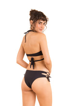 Załaduj obraz do przeglądarki galerii, Model Back: Rio De Sol Figi Bikini Bottom Dots-Black Madrid