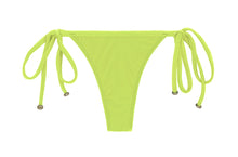 Załaduj obraz do przeglądarki galerii, Product Front: Rio De Sol Figi Bikini Bottom Lime Tri Micro