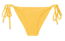 Załaduj obraz do przeglądarki galerii, Product Front: Rio De Sol Figi Bikini Bottom Malibu-Yellow Cheeky-Tie