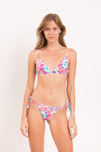 Załaduj obraz do przeglądarki galerii, Model Front: Rio De Sol Figi Bikini Bottom Splash Cheeky-Tie