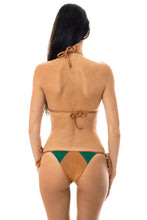Załaduj obraz do przeglądarki galerii, Model Back: Rio De Sol Figi Bikini Calcinha Copper Green