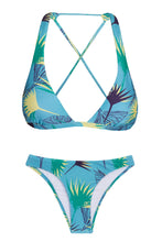Załaduj obraz do przeglądarki galerii, Product Front: Rio De Sol Zestaw Bikini Flower Geometric Cortinao