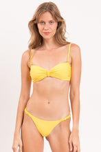 Załaduj obraz do przeglądarki galerii, Gallery: Rio De Sol Zestaw Bikini Set Amarelo Bandeau-Crispy Cheeky-Crispy