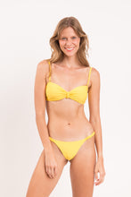 Załaduj obraz do przeglądarki galerii, Image 12: Rio De Sol Zestaw Bikini Set Amarelo Bandeau-Crispy Cheeky-Crispy