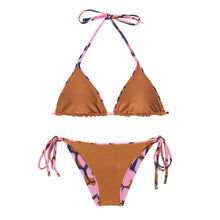 Załaduj obraz do przeglądarki galerii, Product Back: Rio De Sol Zestaw Bikini Set Amore-Pink Tri-Inv Lacinho
