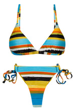 Załaduj obraz do przeglądarki galerii, Product Front: Rio De Sol Zestaw Bikini Set Artsy Tri-Fixo Fio-Tie