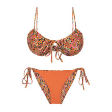 Załaduj obraz do przeglądarki galerii, Product Back: Rio De Sol Zestaw Bikini Set Bouquet Balconet-Tie Ibiza-Comfy