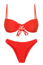 Załaduj obraz do przeglądarki galerii, Product Front: Rio De Sol Zestaw Bikini Set Cotele-Tomate Balconet-Pushup Lisboa