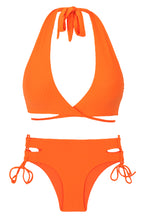 Załaduj obraz do przeglądarki galerii, Product Back: Rio De Sol Zestaw Bikini Set Dots-Orange Kate Madrid