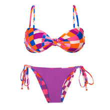 Załaduj obraz do przeglądarki galerii, Product Back: Rio De Sol Zestaw Bikini Set Funny Bandeau-Joy Lacinho