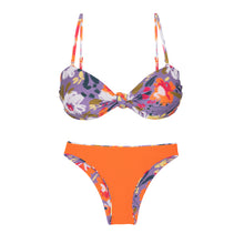 Załaduj obraz do przeglądarki galerii, Product Back: Rio De Sol Zestaw Bikini Set Garden-Flower Bandeau-Joy Essential