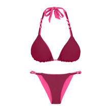 Załaduj obraz do przeglądarki galerii, Product Back: Rio De Sol Zestaw Bikini Set Mtx-Ultrapink Tri-Rev Essential-Rev