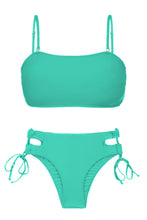 Załaduj obraz do przeglądarki galerii, Product Front: Rio De Sol Zestaw Bikini Set Opal Bandeau-Reto Madrid