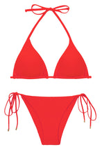 Załaduj obraz do przeglądarki galerii, Product Front: Rio De Sol Zestaw Bikini Set Rouge Tri-Inv Lacinho