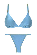 Załaduj obraz do przeglądarki galerii, Product Front: Rio De Sol Zestaw Bikini Set Shimmer-Baltic-Sea Tri-Fixo California