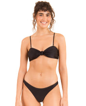 Załaduj obraz do przeglądarki galerii, Gallery: Rio De Sol Zestaw Bikini Set Shimmer-Black Bandeau-Joy Essential