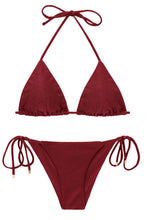 Załaduj obraz do przeglądarki galerii, Product Front: Rio De Sol Zestaw Bikini Set Shimmer-Divino Tri-Inv Cheeky-Tie