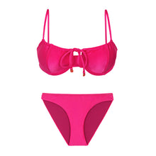 Załaduj obraz do przeglądarki galerii, Product Front: Rio De Sol Zestaw Bikini Set Shimmer-Olinda Balconet-Tie Essential-Comfy