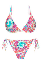 Załaduj obraz do przeglądarki galerii, Product Front: Rio De Sol Zestaw Bikini Set Splash Tri-Fixo Cheeky-Tie