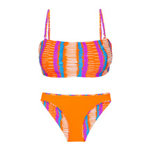 Załaduj obraz do przeglądarki galerii, Product Back: Rio De Sol Zestaw Bikini Set Stripes Bandeau-Reto Essential-Comfy