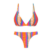 Załaduj obraz do przeglądarki galerii, Product Front: Rio De Sol Zestaw Bikini Set Stripes Tri-Fixo Nice-Fio