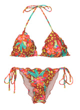 Załaduj obraz do przeglądarki galerii, Product Front: Rio De Sol Zestaw Bikini Set Tropics Frufru
