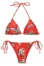 Załaduj obraz do przeglądarki galerii, Product Front: Rio De Sol Zestaw Bikini Set Wildflowers Tri-Rol Ibiza