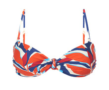 Załaduj obraz do przeglądarki galerii, Product Front: Rio De Sol Top Bikini Top Leaves Bandeau-Joy