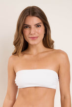 Załaduj obraz do przeglądarki galerii, Gallery: Rio De Sol Top Bikini Top Sand-White Bandeau-Reto