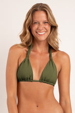 Załaduj obraz do przeglądarki galerii, Gallery: Rio De Sol Top Bikini Top Shimmer-Croco Mel