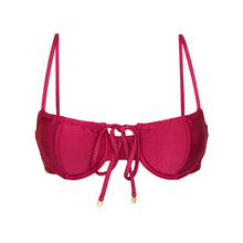 Załaduj obraz do przeglądarki galerii, Product Front: Rio De Sol Top Bikini Top Shimmer-Desejo Balconet-Tie