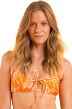 Załaduj obraz do przeglądarki galerii, Gallery: Rio De Sol Top Bikini Top Trail-Orange Tank-Tie