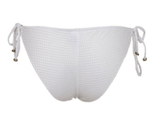 Załaduj obraz do przeglądarki galerii, Product Back: Rio De Sol Figi Bikini Bottom Cloque Branco New Comfort
