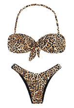 Załaduj obraz do przeglądarki galerii, Product Front: Rio De Sol Zestaw Bikini Leopardo Bandeau
