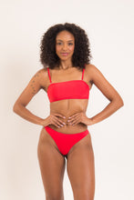 Załaduj obraz do przeglądarki galerii, Image 06: Rio De Sol Zestaw Bikini Set Rouge Bandeau-Reto Nice-Fio
