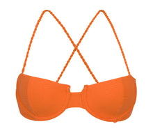 Załaduj obraz do przeglądarki galerii, Product Front: Rio De Sol Top Bikini Top St-Tpz-Tangerina Balconet

