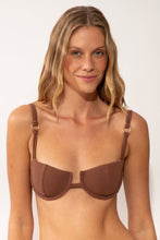 Załaduj obraz do przeglądarki galerii, Gallery: Rio De Sol Top Bikini Top Sand-Cappuccino Juliette-Aya
