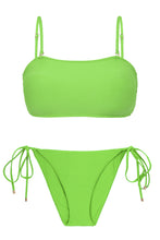 Załaduj obraz do przeglądarki galerii, Product Front: Rio De Sol Zestaw Bikini Set Lemon Bandeau-Reto Ibiza-Comfy
