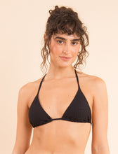 Załaduj obraz do przeglądarki galerii, Model Front: Rio De Sol Top Bikini Top Bora-Black Tri-Inv
