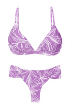 Załaduj obraz do przeglądarki galerii, Product Front: Rio De Sol Zestaw Bikini Set Trail-Purple Tri-Fixo Baobi-Cheeky
