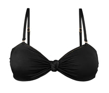 Załaduj obraz do przeglądarki galerii, Product Front: Rio De Sol Top Bikini Top Shimmer-Black Bandeau-Joy
