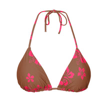 Załaduj obraz do przeglądarki galerii, Product Front: Wednesday In Hawaii By Rio De Sol Top Bikini Top Pua-Coco-Guava Kauai
