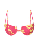 Załaduj obraz do przeglądarki galerii, Product Front: Wednesday In Hawaii By Rio De Sol Top Bikini Top Pua-Guava Shell
